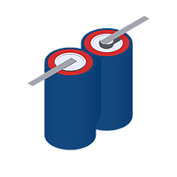C Format Battery Pack Configuration - Side by Side Battery Pack